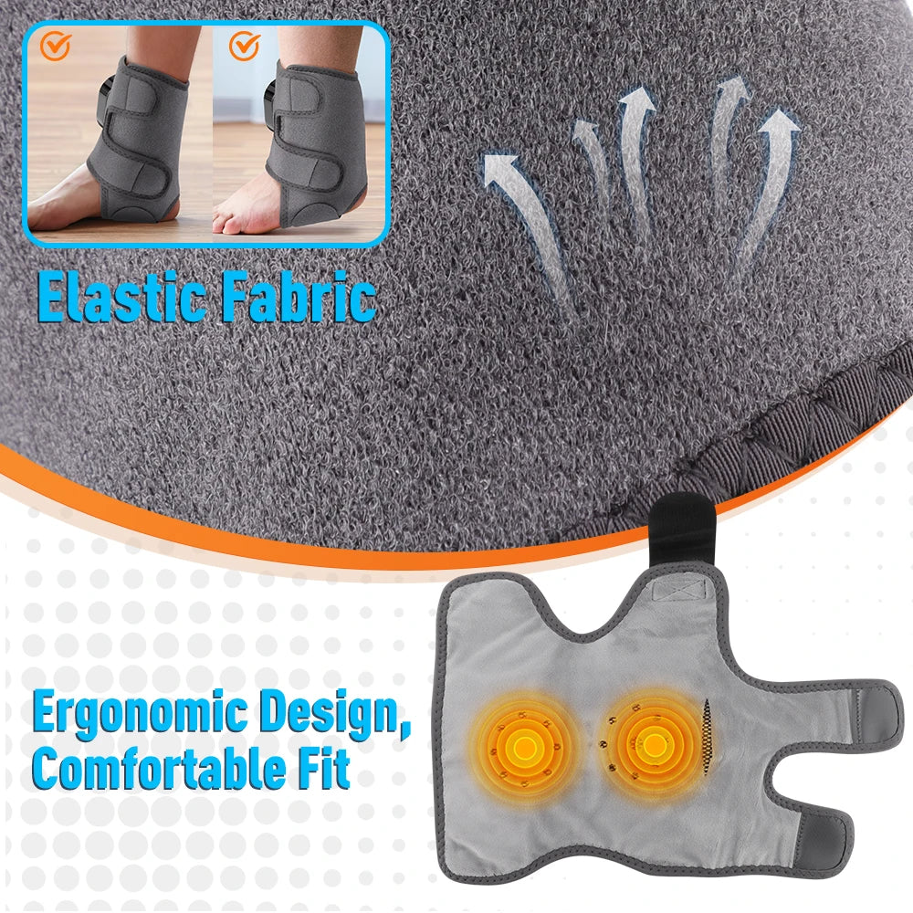 PASTSKY Electric Heating Foot Massager With Vibration and USB Rechargeable