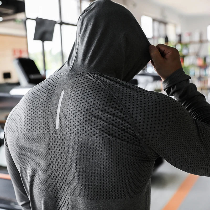 Women's Fitness Tracksuit Hooded Running Set For Outdoor Gym