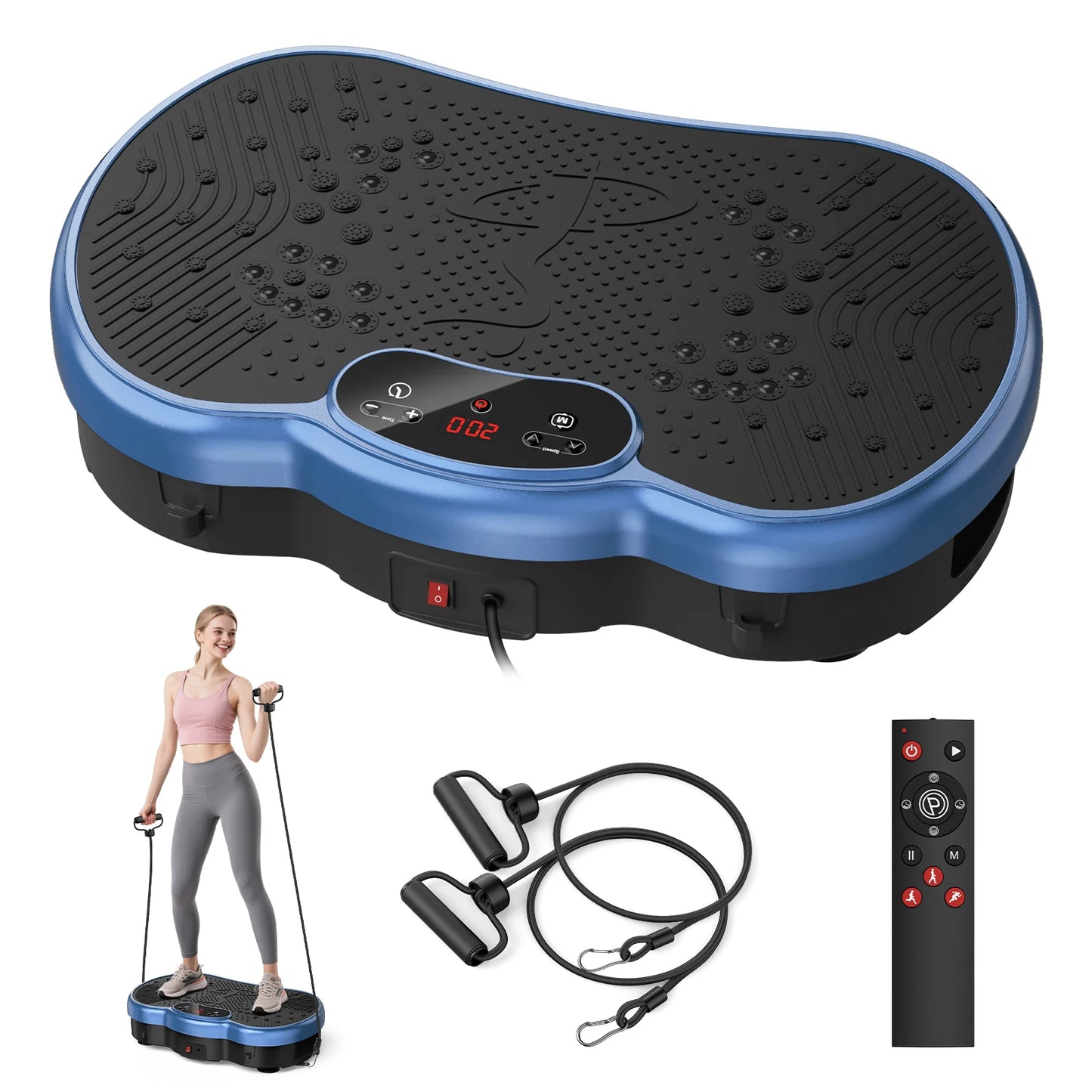 Fitness Vibration Plate With Calorie Tracking And 120 Speed Levels