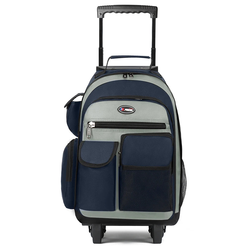 New York XPress Wheeled Travel Backpack Carry On Luggage