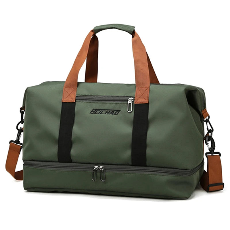 Casual Travel Bag Large Capacity With Dry Wet Separation