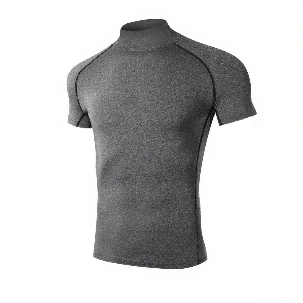 NONECN Men's Compression T Shirt Quick Dry Bodybuilding Sportswear
