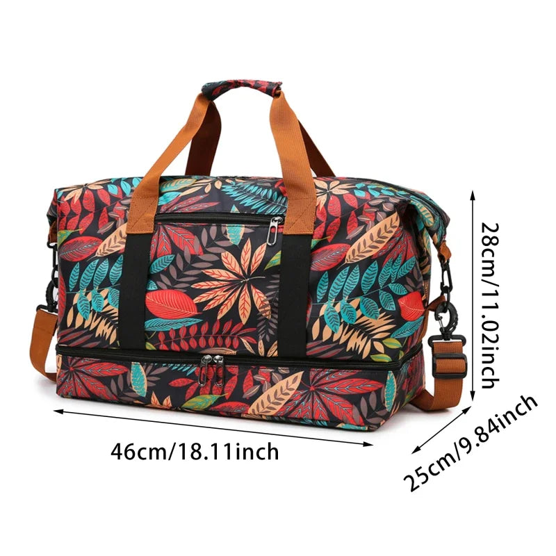Casual Travel Bag Large Capacity With Dry Wet Separation