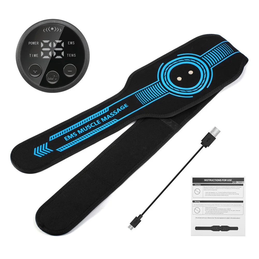 Abdominal Toning Belt EMS Muscle Stimulator For Body Slimming