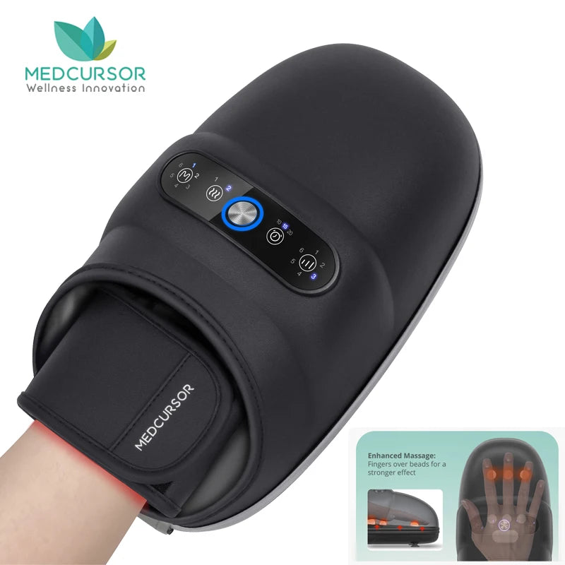 Medcursor Wireless Hand Massager Air Compression Palm Acupoint Massage