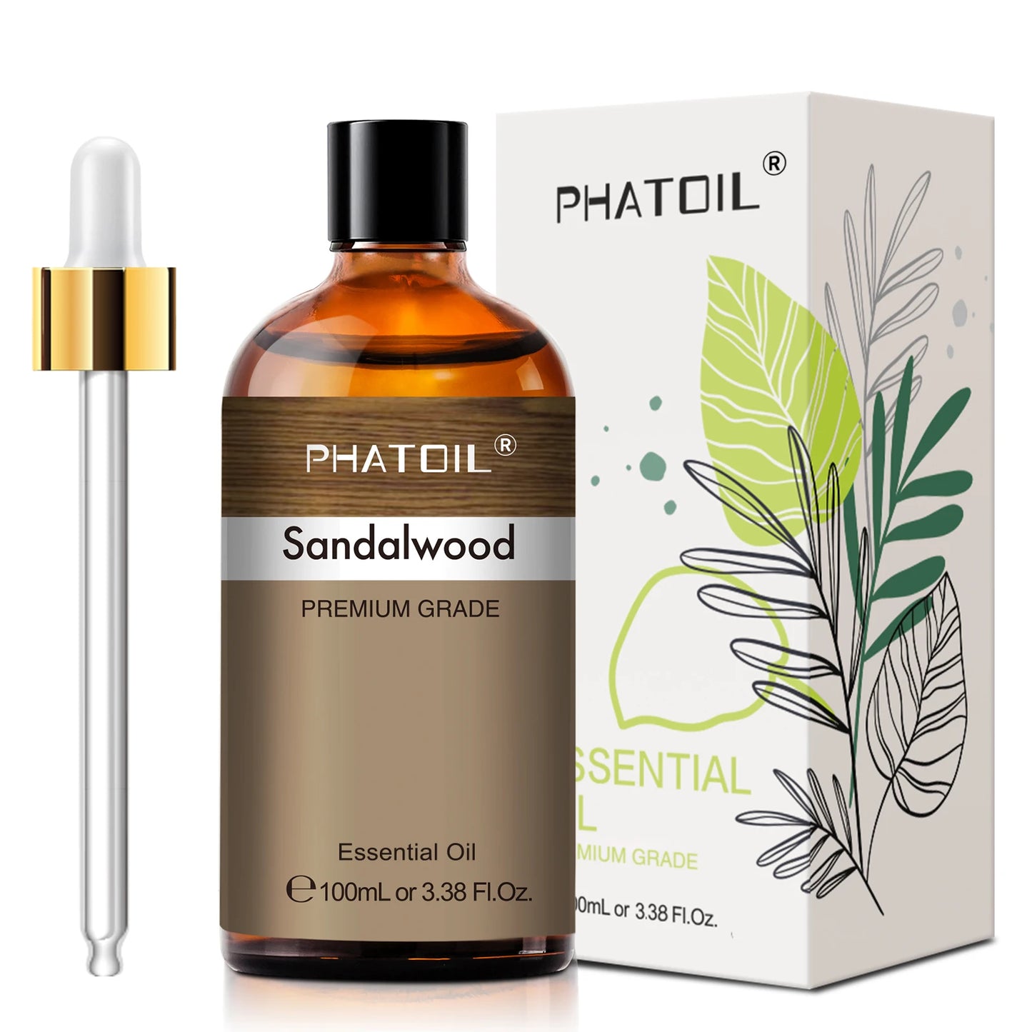 PHATOIL Essential Oils For Diffuser Lavender Jasmine Vanilla Sandalwood