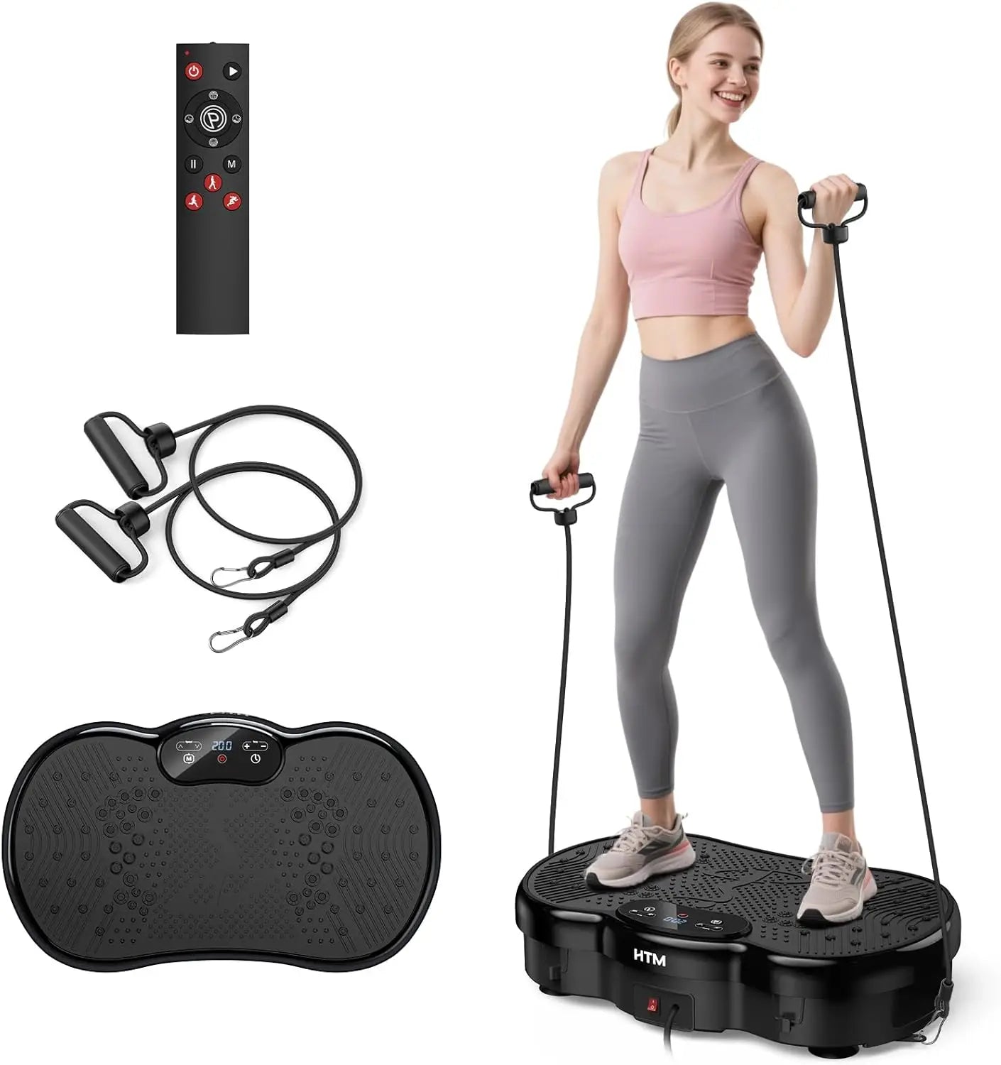 Fitness Vibration Plate With Calorie Tracking And 120 Speed Levels