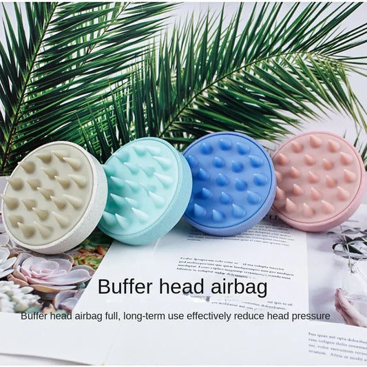 Silicone Scalp Massage Brush For Wet And Dry Hair Care