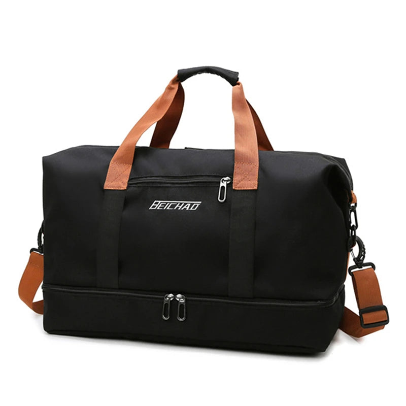 Casual Travel Bag Large Capacity With Dry Wet Separation