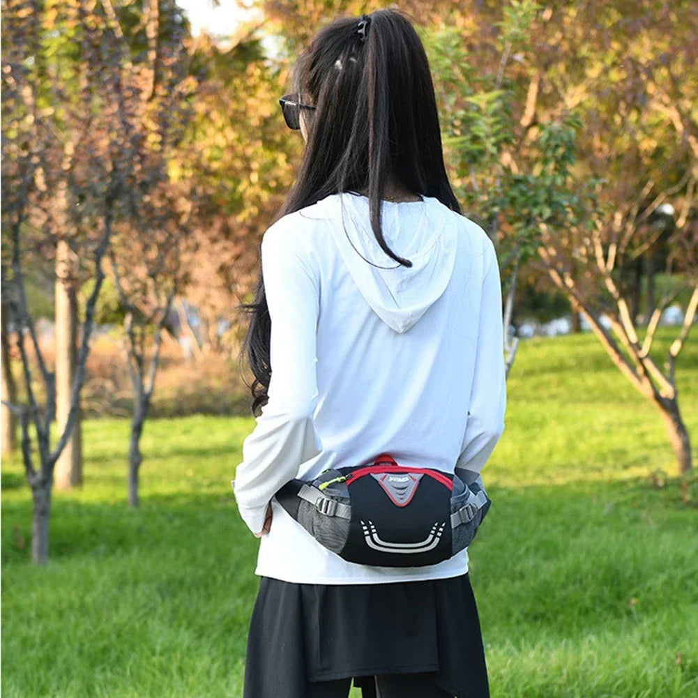 MOJOYC Nylon Running Belt Waist Pack, Lightweight Breathable Storage