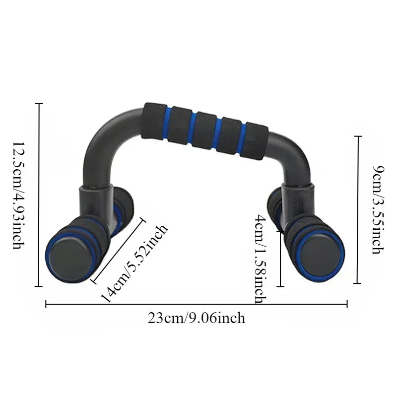 I Shaped Push Up Stand Non Slip Exercise Gym Handle