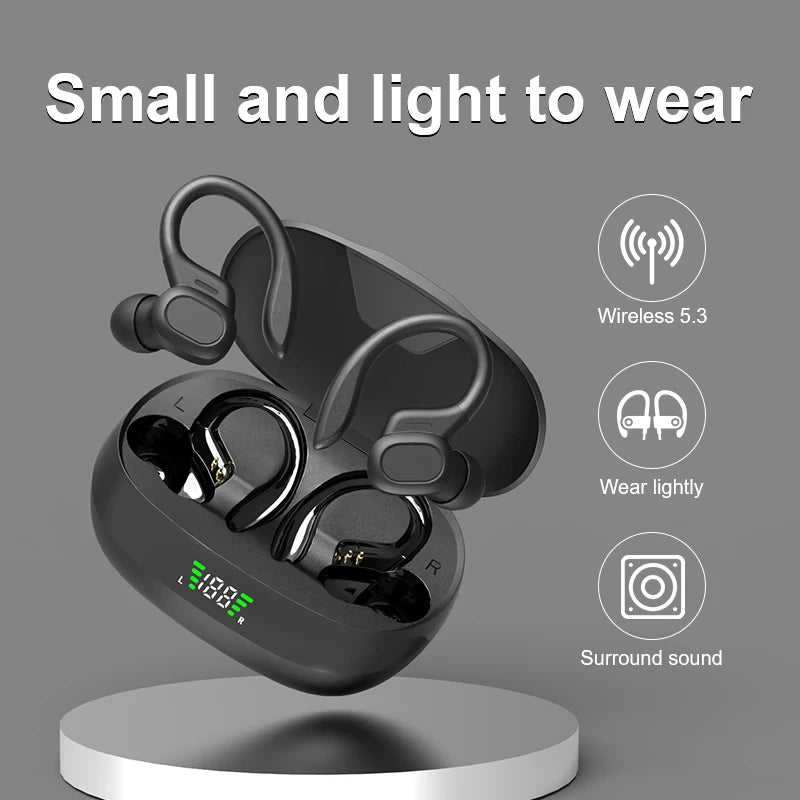 SHUKE Bluetooth Earbuds Wireless Earphones Sport Earhook Headset Waterproof