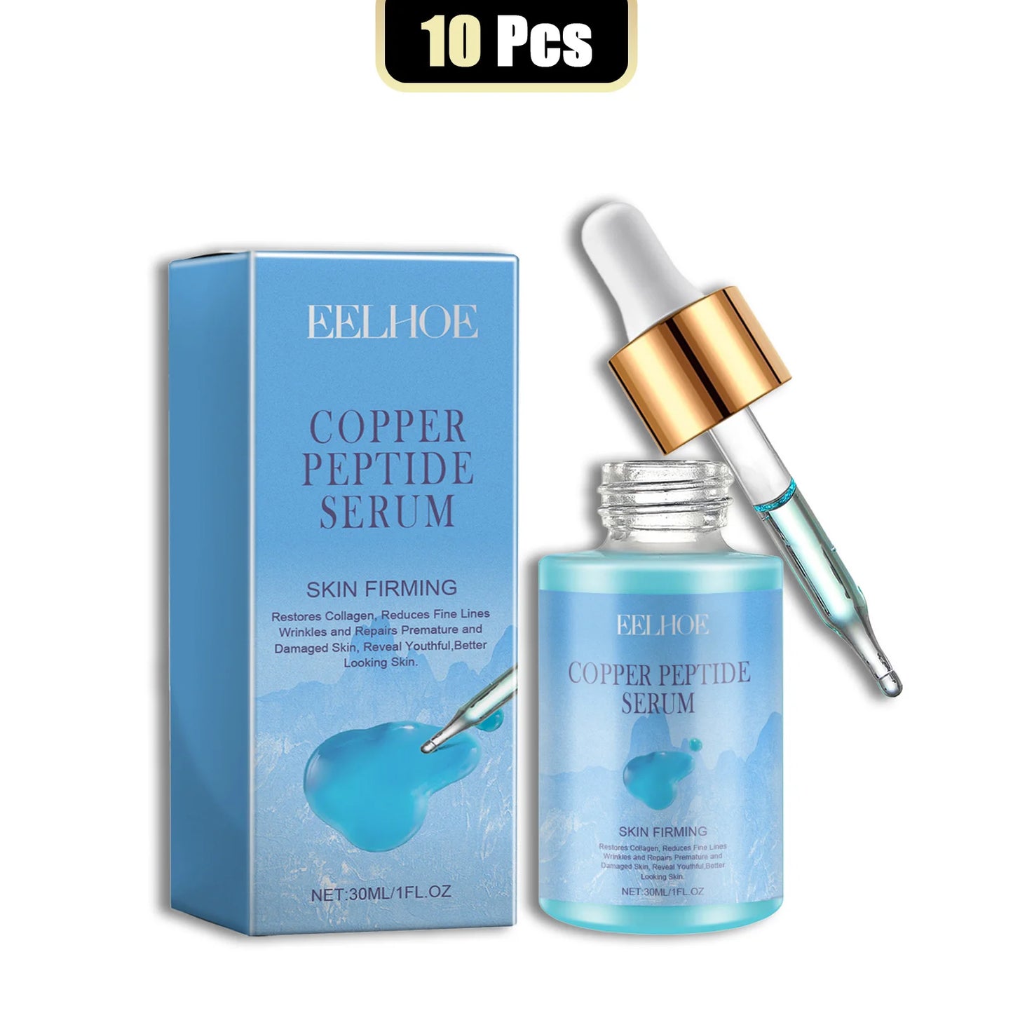 Eelhoe Copper Peptide Facial Serum For Firming And Hydration