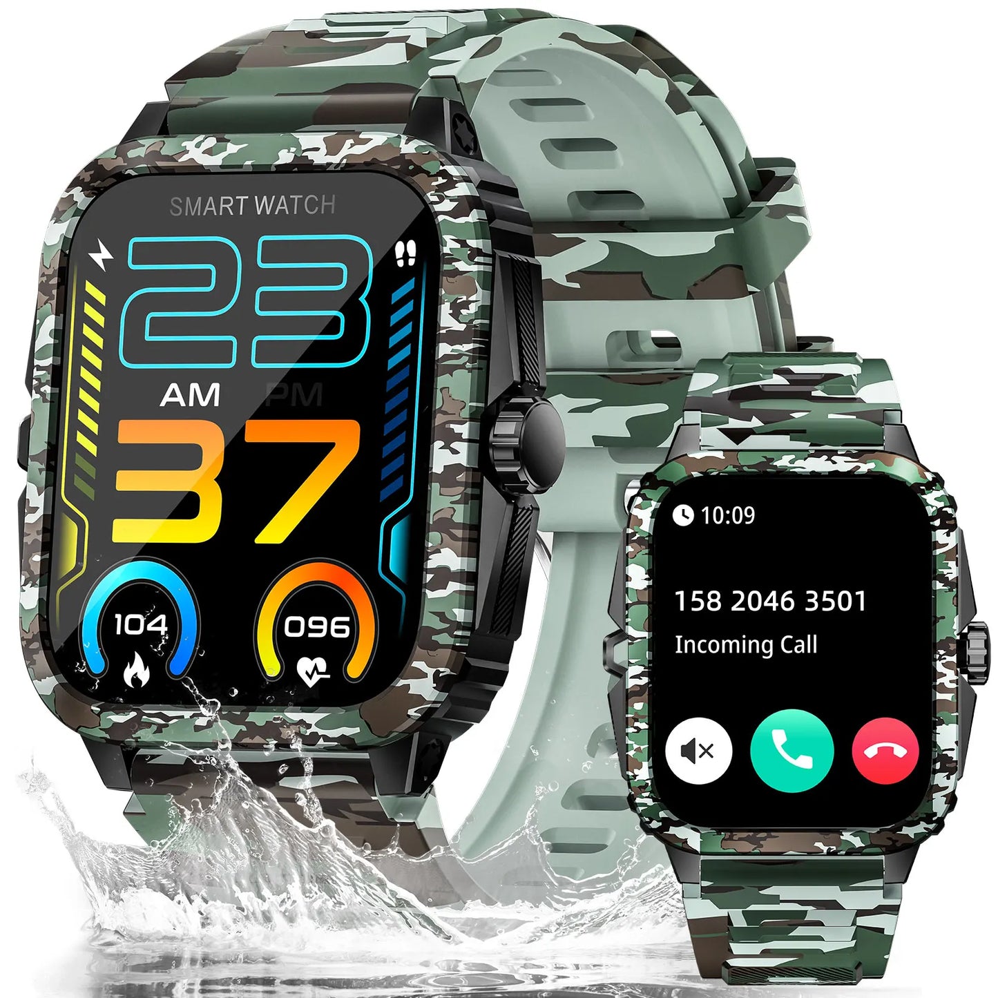 LaNikar KT71 Smart Watch Fitness Tracker Heart Rate