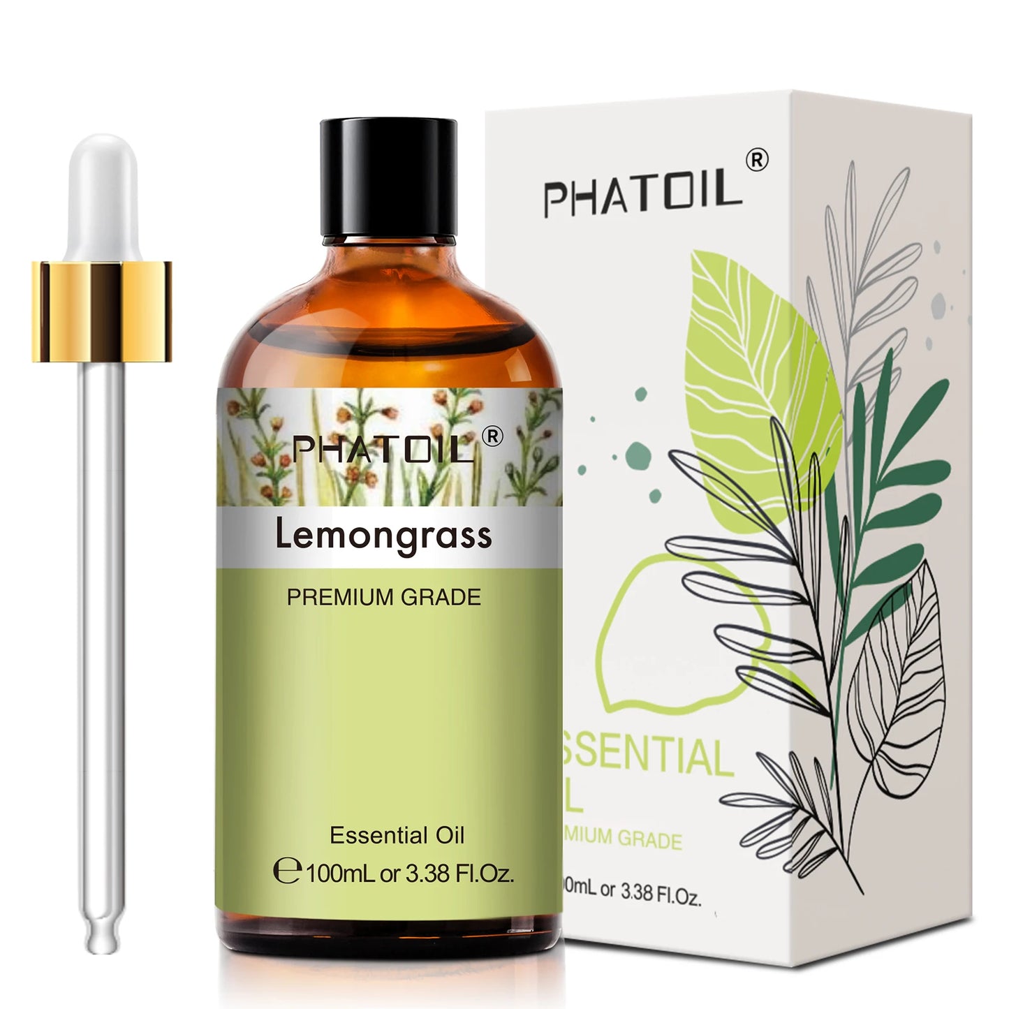 PHATOIL Essential Oils For Diffuser Lavender Jasmine Vanilla Sandalwood