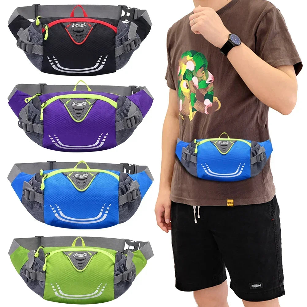 MOJOYC Nylon Running Belt Waist Pack, Lightweight Breathable Storage