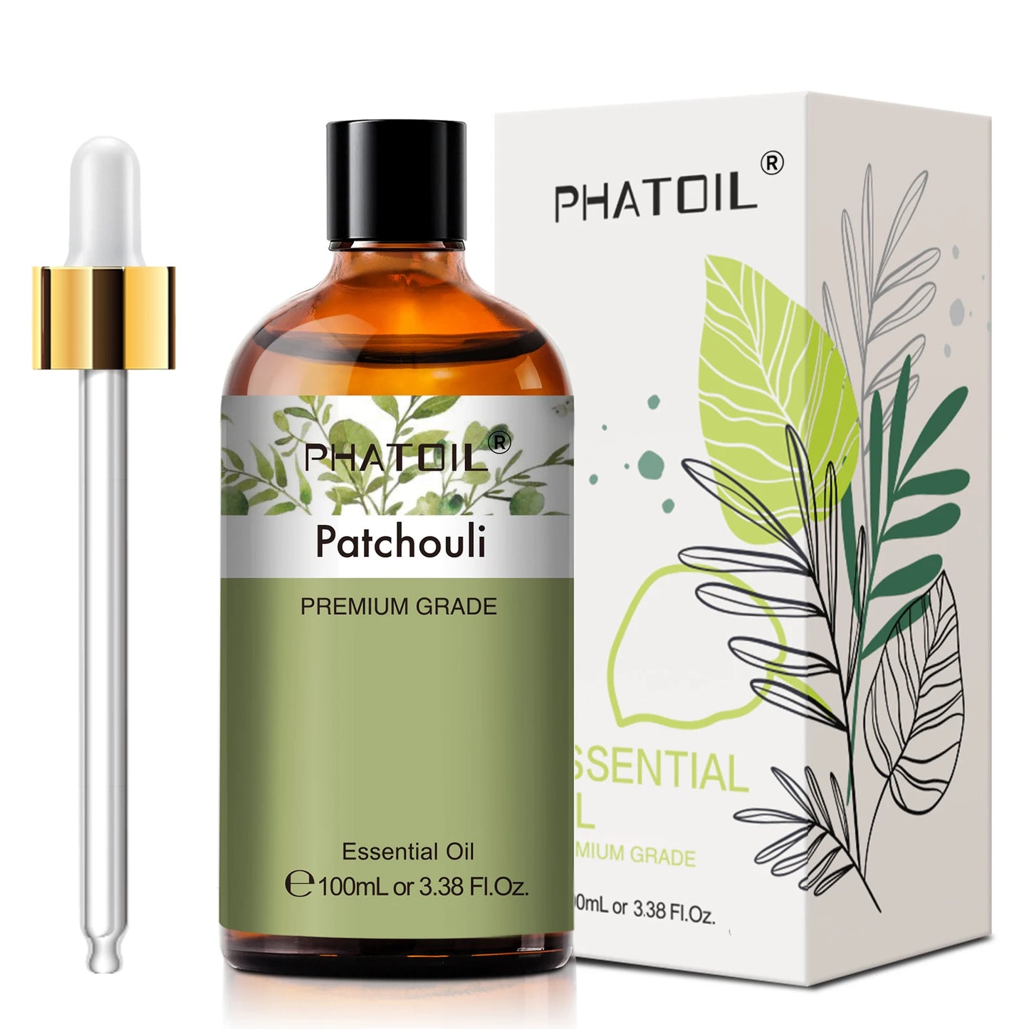 PHATOIL Essential Oils For Diffuser Lavender Jasmine Vanilla Sandalwood