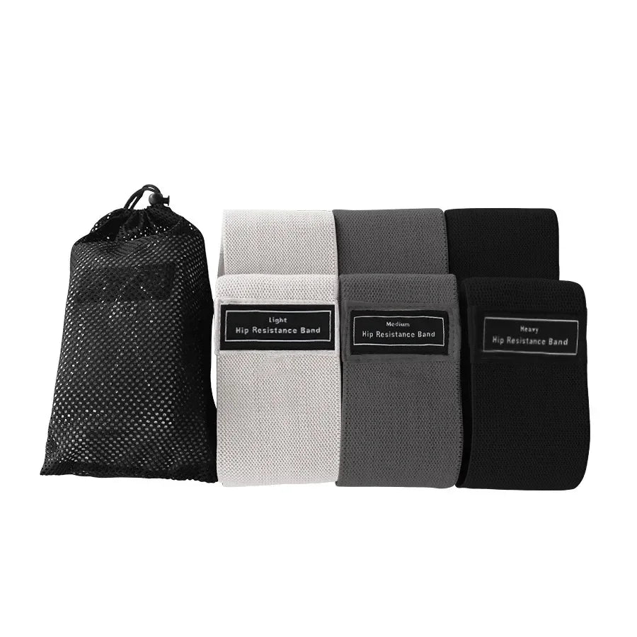 Fabric Glute Thigh Resistance Bands For Hip And Leg Workouts