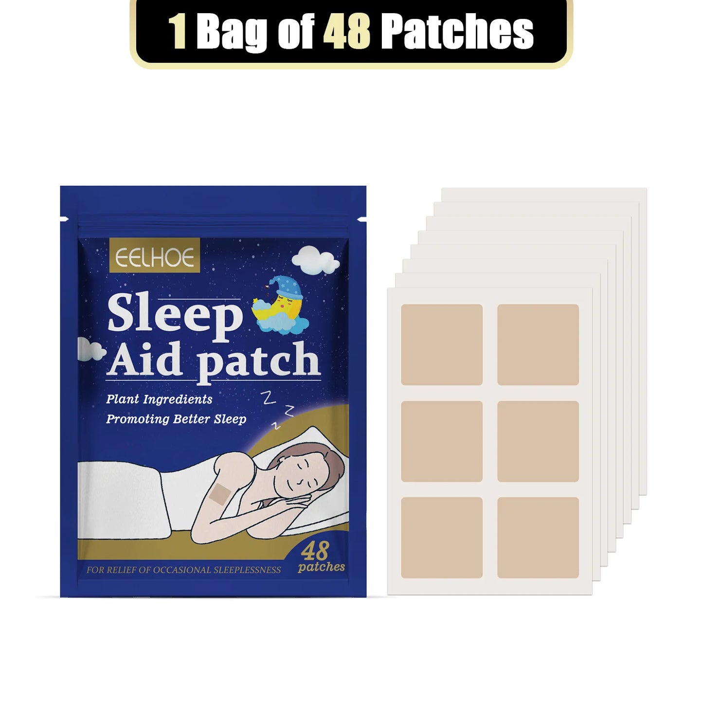 Eelhoe Insomnia Sleep Aid Patches for Anxiety Relief and Relaxation