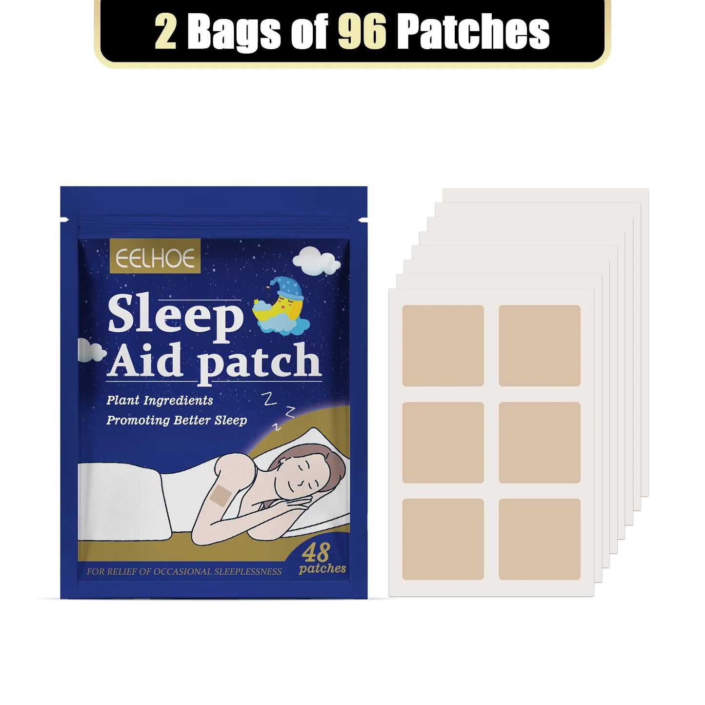 Eelhoe Insomnia Sleep Aid Patches for Anxiety Relief and Relaxation