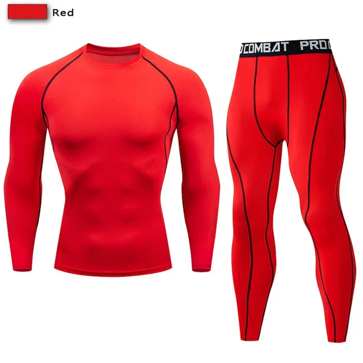 NONECN Unisex Compression Sportswear Set For Training And Yoga