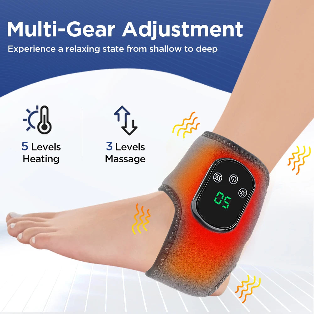 PASTSKY Electric Heated Foot Massager With Vibration