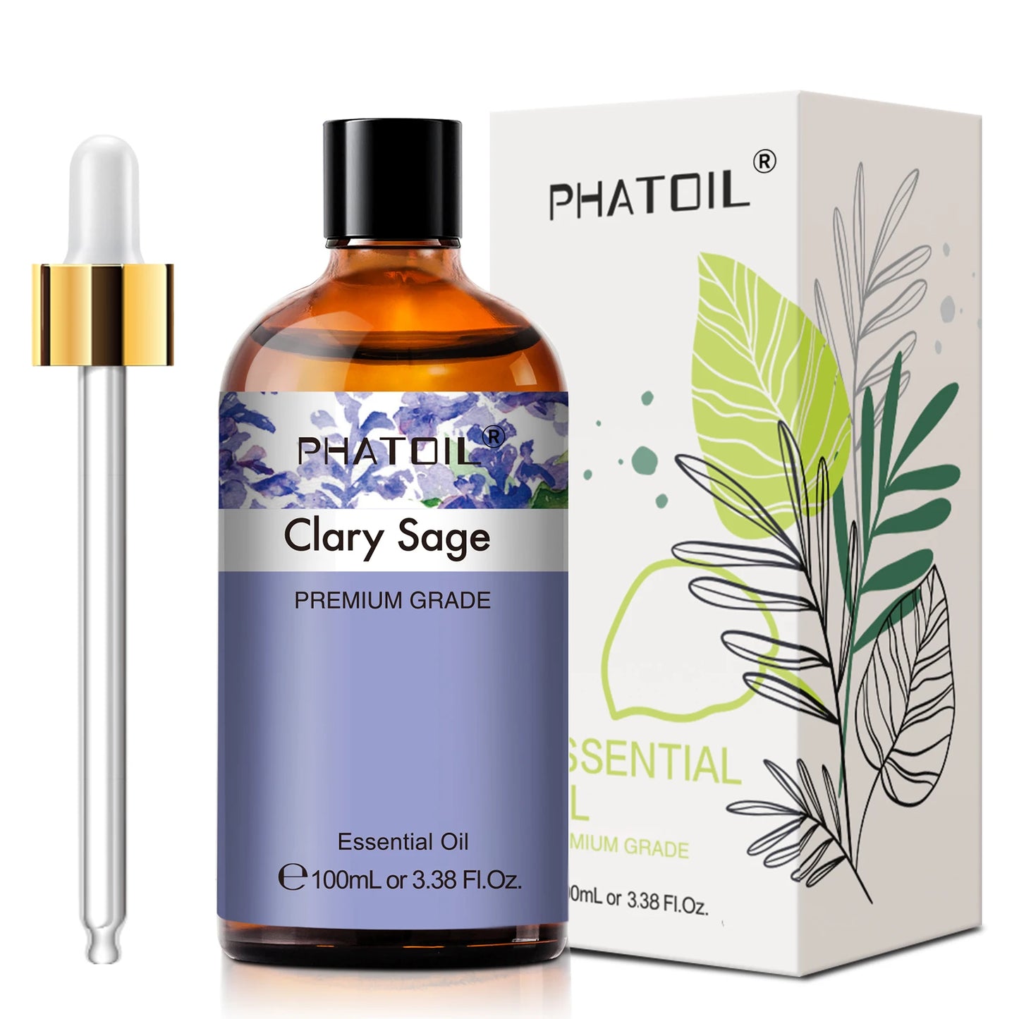 PHATOIL Essential Oils For Diffuser Lavender Jasmine Vanilla Sandalwood