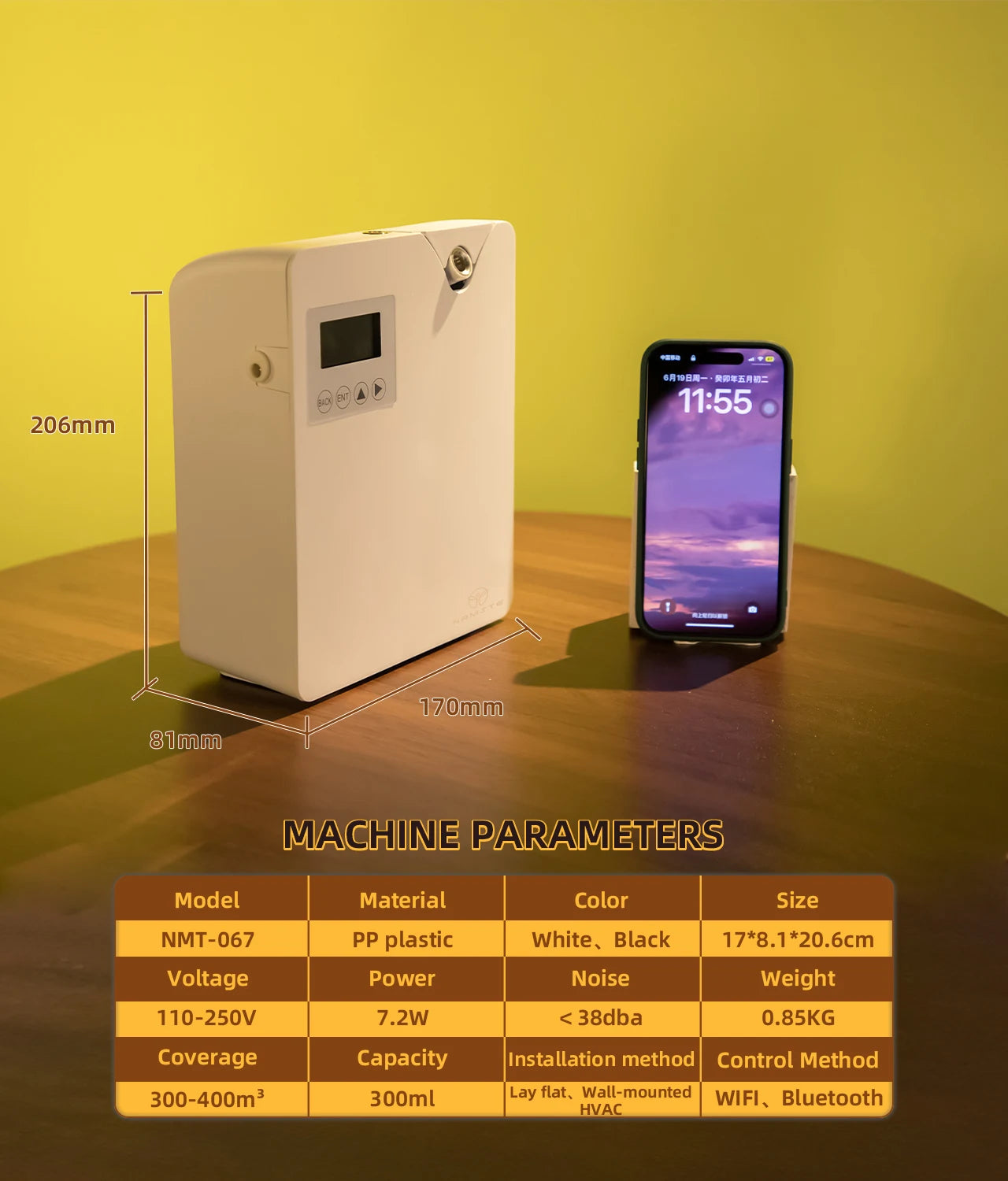 Namste Aroma Diffuser WiFi Bluetooth Room Fragrance