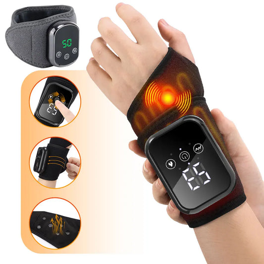 Agdoad Electric Heating Wrist Massager With Protective Brace