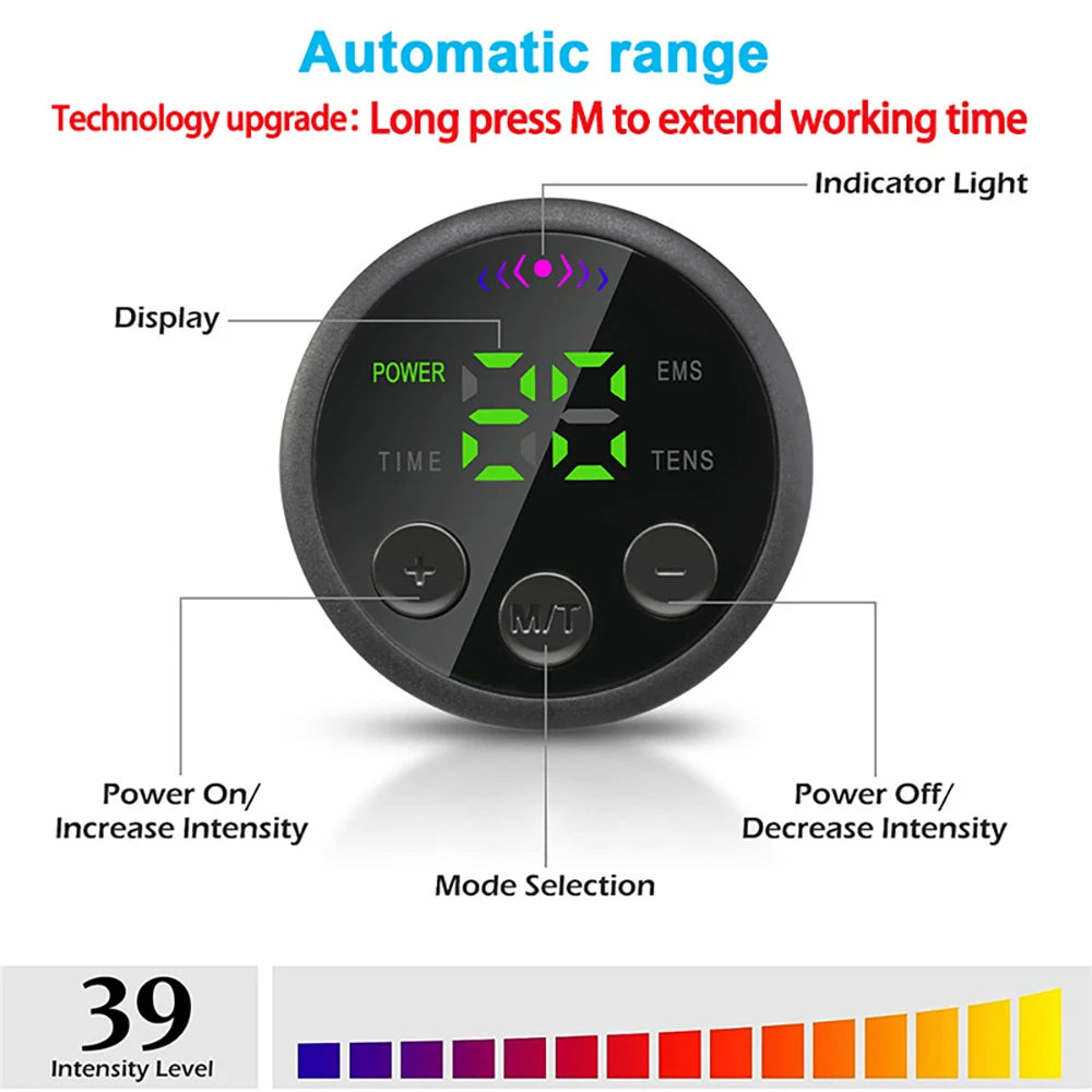 Abdominal Toning Belt EMS Muscle Stimulator For Body Slimming