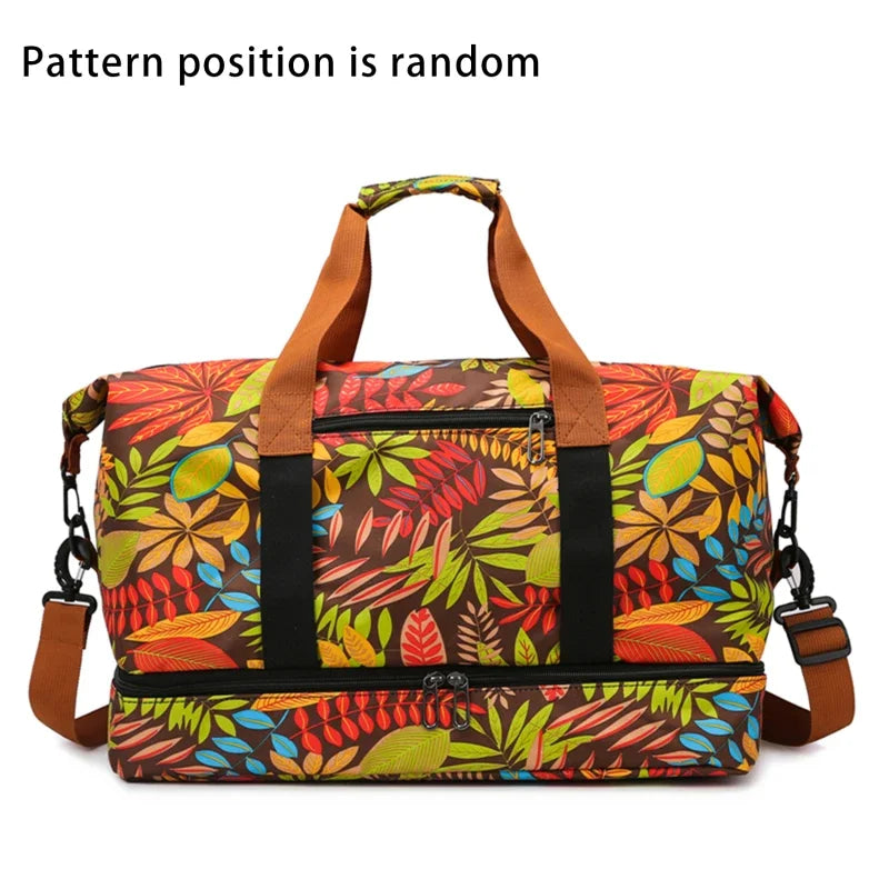 Casual Travel Bag Large Capacity With Dry Wet Separation