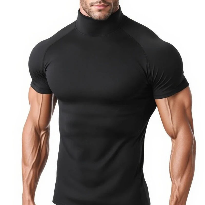 NONECN Men's Compression T Shirt Quick Dry Bodybuilding Sportswear