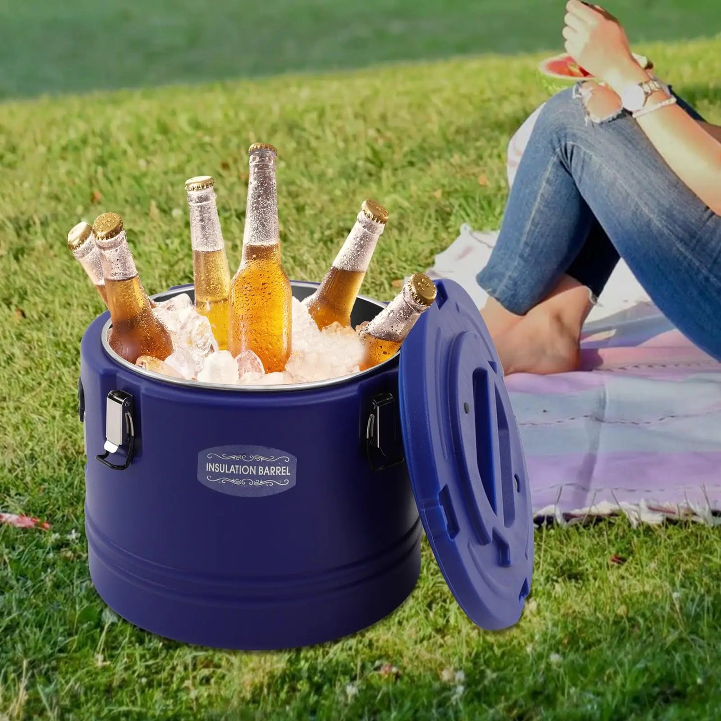 Portable Commercial Food Warmer Insulated Soup Carrier